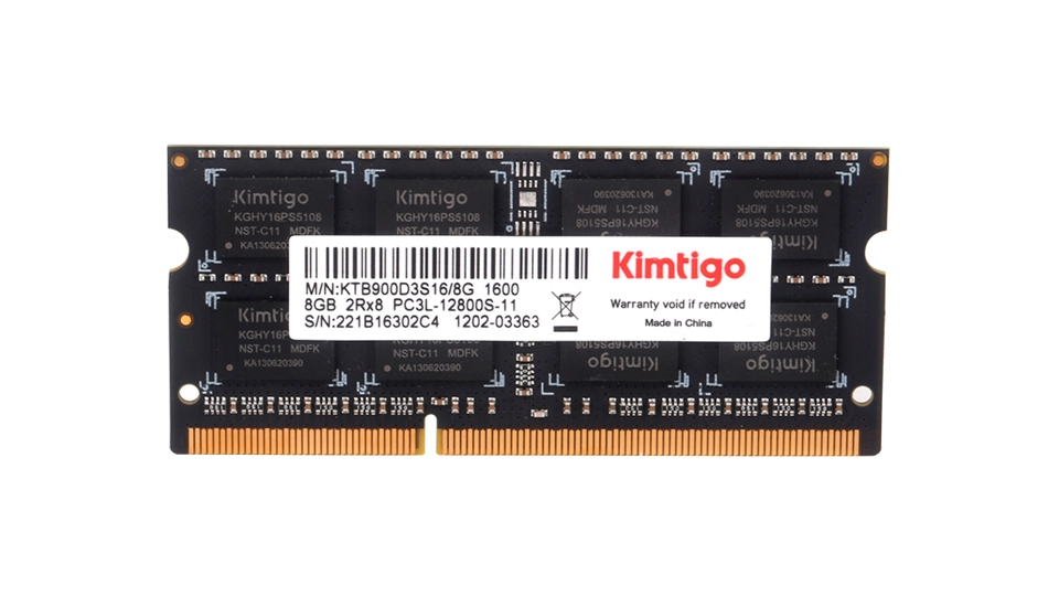 Kimtigo KT-B900 Industrial 2GB/4GB/8GB SODIMM DDR3 1600MHz