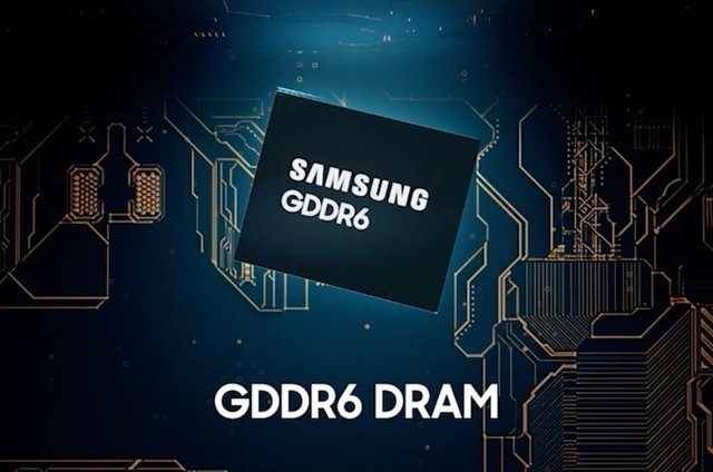 Samsung's latest GDDR6 video memory