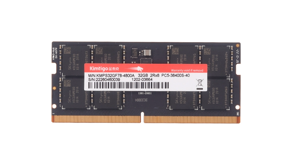 Kimtigo 8GB/16GB/32GB SODIMM DDR5 4800MHz